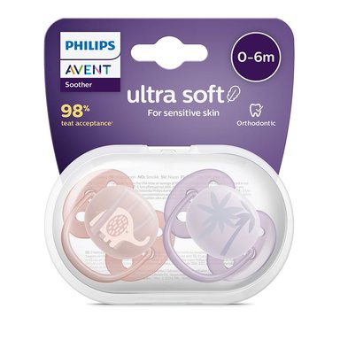 CHUPETE ULTRA SOFT 0-6 MESES NIÑA PHILIPS AVENT - 3