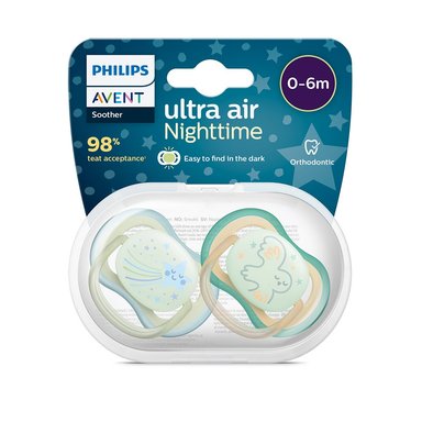 CHUPETE ULTRA AIR NIGHT 0-6 NIÑO PHILIPS AVENT - 3