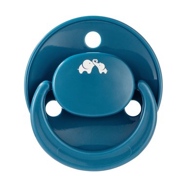 2 CHUPETES REVERSIBLES SILICONA 6+ AZUL/ARENA BEBE  CONFORT - 3