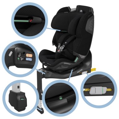 SILLA CONVERTIBLE EMERALD 360° PRO AUTHENTIC BLACK - 8