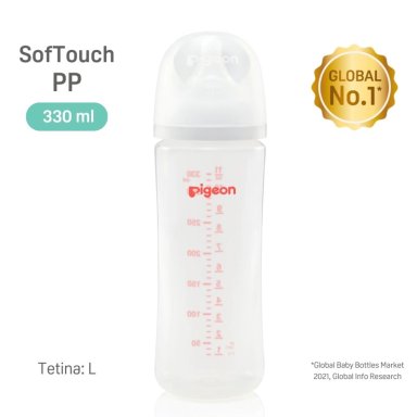 MAMADERA SOFTOUCH PP 330ML PIGEON - 2