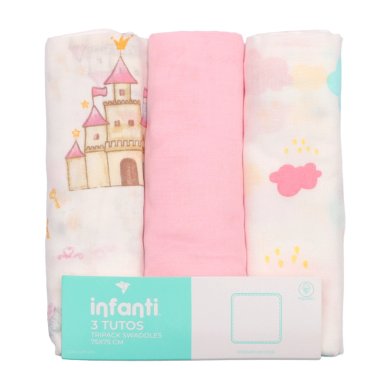 PACK 3 TUTOS ROSADO INFANTI - 1
