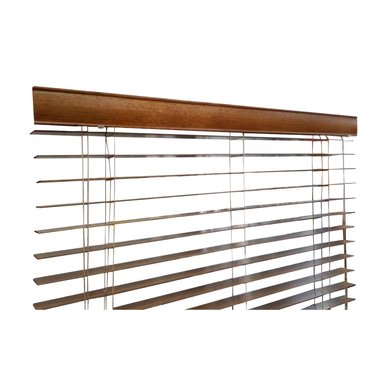 PERSIANA DE MADERA 150 X 165 CM - CAFÉ - 2