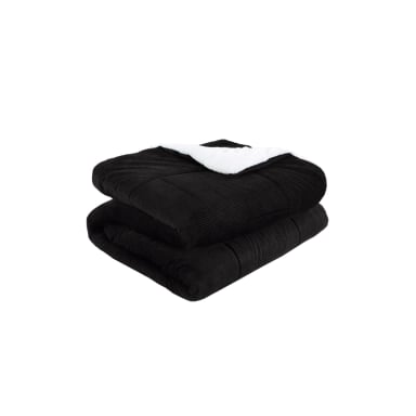 CUBRECAMA CORDUROY TERMICO 2P - NEGRO - 3