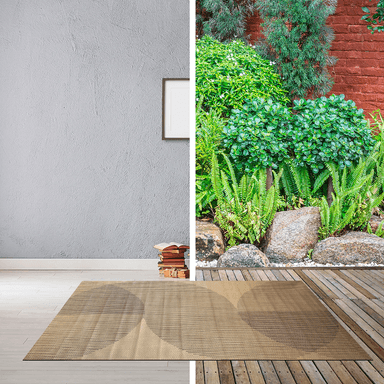 ALFOMBRA 240 X 340 GEO CIRCULAR GRIS - 3