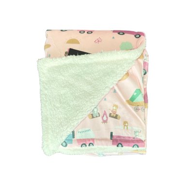 MANTA ESTAMPADA SHERPA 75 X 100 CM CAMPING - 1