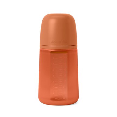 MAMADERA CON BOTELLA DE SILICONA 240ML  - COLOUR ESSENCE - TEJA - 1