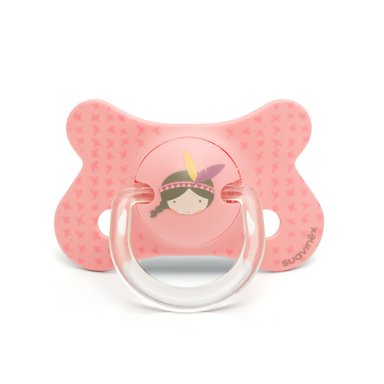 CHUPETE FUSIÓN ANATÓMICO SILICONA +4M - 18M INDIO ROSADO - 1