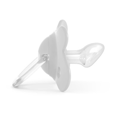 CHUPETE FUSIÓN ANATÓMICO SILICONA +4M - 18M DINO BLANCO - 2