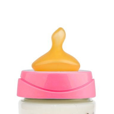 MAMADERA SUAVINEX 150ML LATEX TETINA REDONDA GALLETA ROSADO - 2