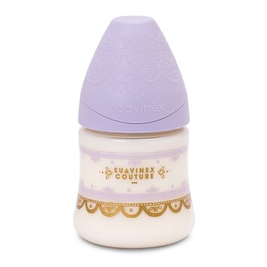 MAMADERA 150ML PREMIUM SILICONA LILA - 1