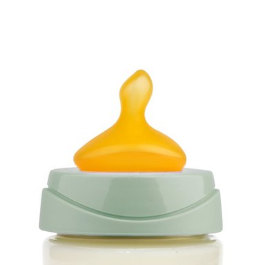 MAMADERA SUAVINEX CONEJO 150ML CON TETINA ANATOMICA LATEX FLUJO MEDIO 0/6 MESES VERDE - 2