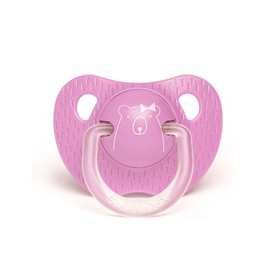 CHUPETE EVOLUTION ANATOMICO SILICONA 6-18M OSO LILA - 1