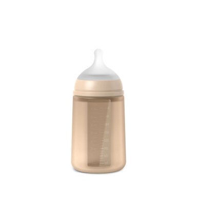MAMADERA 240ML FISIOLOGICA SILICONA SX PRO SOFT FM BEIGE - 2