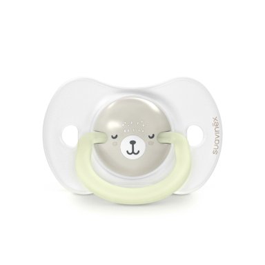 PACK CHUPETES NOCHE Y DIA + MAMADERA 270ML WILD GRIS 6-18M - 2