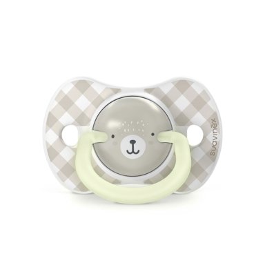 PACK CHUPETES NOCHE Y DIA + MAMADERA 270ML WILD GRIS 6-18M - 3