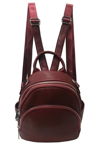 MOCHILA CUERO CRT19 BURDEO - 1