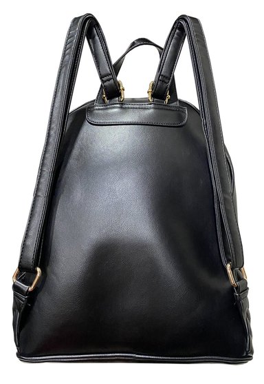 MOCHILA CUERO ECOLÓGICO CRU07 NEGRO - 3