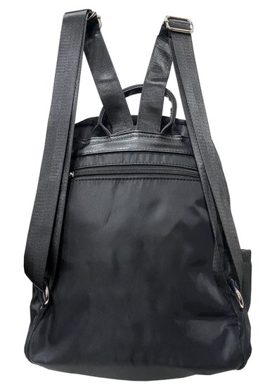 MOCHILA CUERO ECOLÓGICO CRU28 NEGRO - 3
