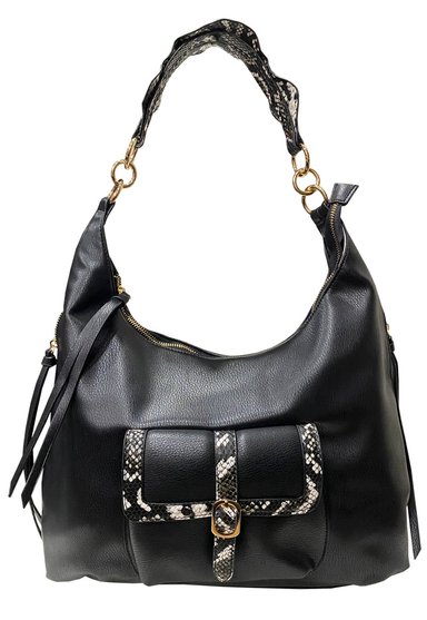 CARTERA CUERO ECOLÓGICO CRU01 NEGRO - 1