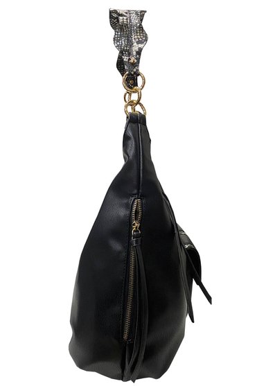 CARTERA CUERO ECOLÓGICO CRU01 NEGRO - 2