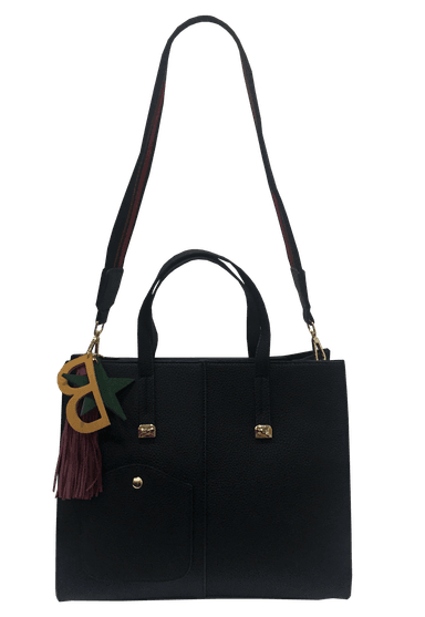 CARTERA CUERO ECOLÓGICO CRO48 NEGRO - 1