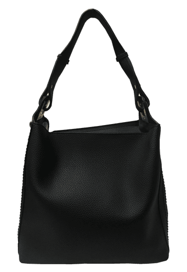 CARTERA CUERO ECOLÓGICO CRO26 NEGRO - 1