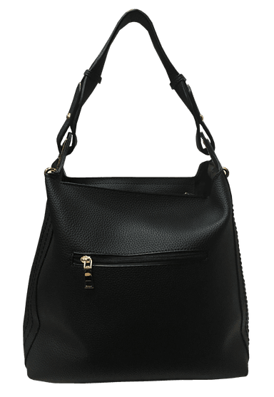 CARTERA CUERO ECOLÓGICO CRO26 NEGRO - 3