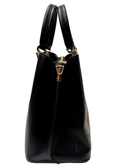 CARTERA CUERO ECOLÓGICO CRO22 NEGRO - 2