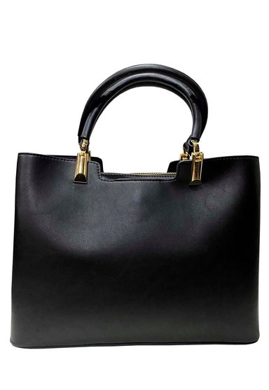CARTERA CUERO ECOLÓGICO CRO22 NEGRO - 3