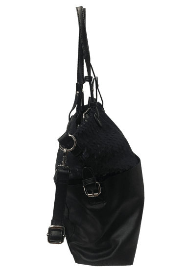 CARTERA CUERO ECOLÓGICO CRR48 NEGRO - 3
