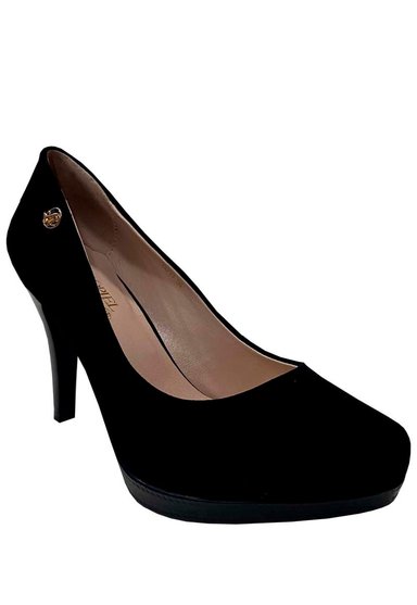 ZAPATO REINA CUERO ZAP77 NEGRO GAMUZA - 2