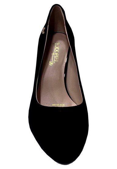 ZAPATO REINA CUERO ZAP77 NEGRO GAMUZA - 3