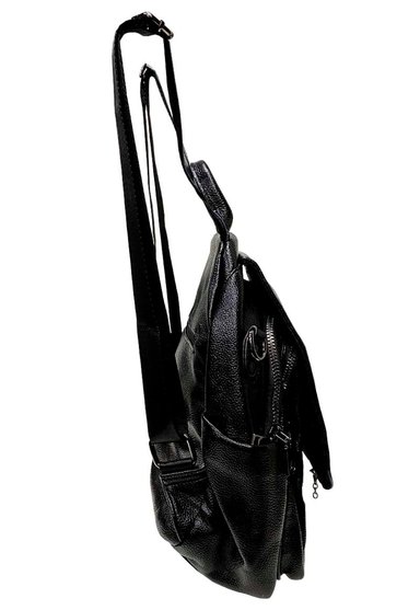 MOCHILA CUERO CRU43 NEGRO - 2