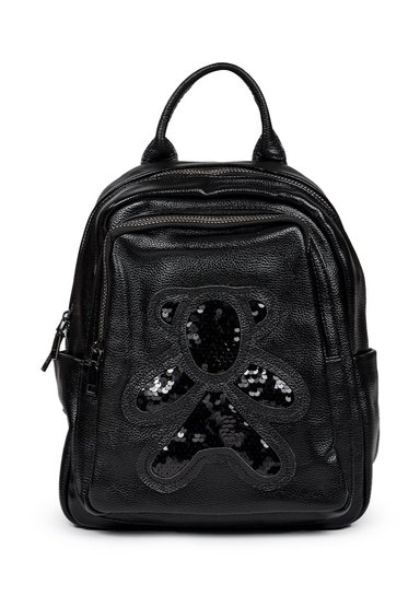 MOCHILA CUERO CRU46 NEGRO - 1