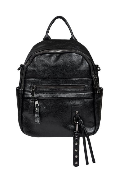 MOCHILA CUERO CRU44 NEGRO - 1