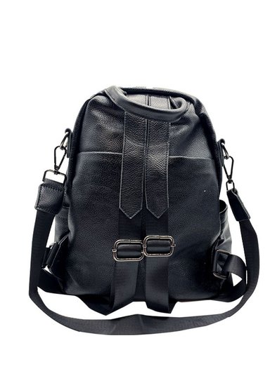 MOCHILA CUERO NEGRO CRU74 - 4