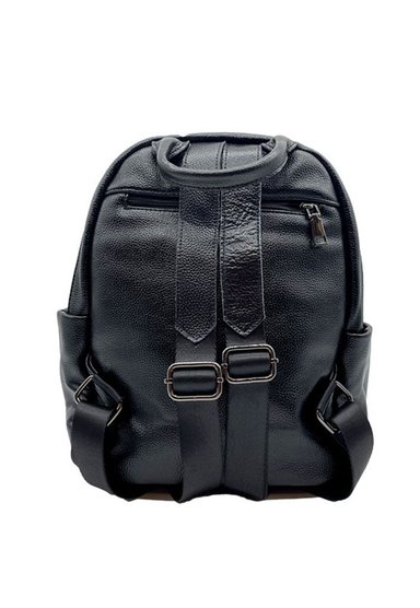 MOCHILA CUERO NEGRO CRU47 - 4