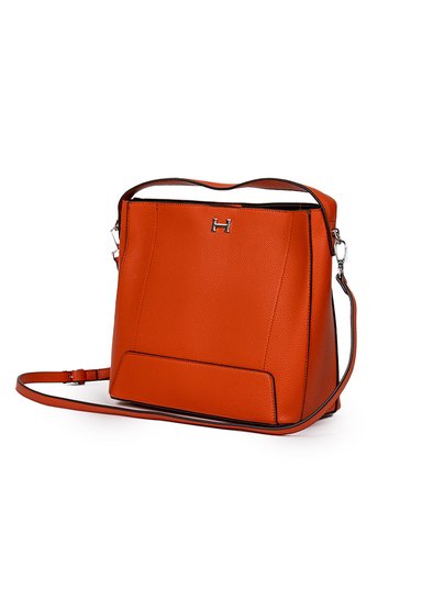 CARTERA ECOCUERO CRU95 NARANJA - 3