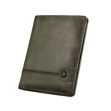 BILLETERA GINO RODINIS TEXAS 1.161 VERDE/MARRÓN - 4