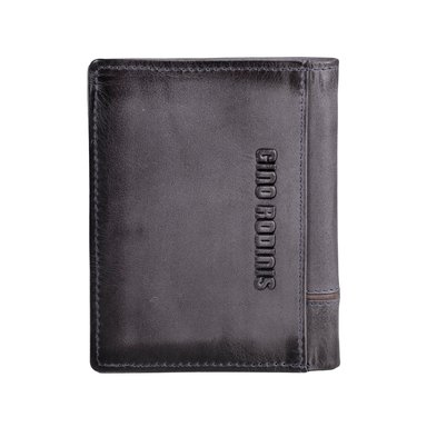 BILLETERA DE CUERO HOMBRE TEXAS 1.161 GRIS/MARRÓN - 4