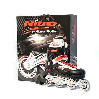 PATIN NITRO 5 EUROLLER REGULABLE ROJO L - 2