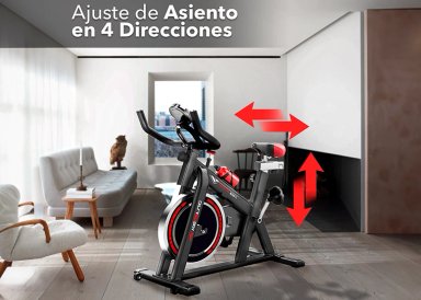 BICICLETA KEMILNG ATLETIS 1010550 CAPACIDAD 120 KG HOME FITNESS PRO MONITOR LCD - 5