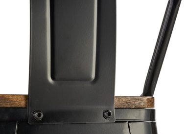 PISOS BAR NOVAHUS TOLIX NEGRO PACK 4 ASIENTO MADERA - 7