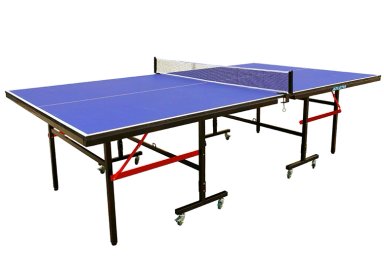MESA DE PING PONG ATLETIS ACERO 76 CM X 274 CM PLEGABLE PROFESIONAL AZUL - 1