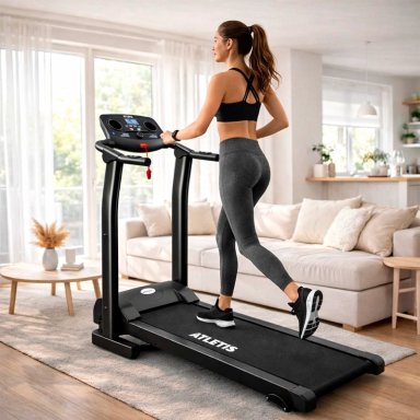 TROTADORA ATLETIS 12 KM/H PLEGABLE M201 BLUETOOTH NEGRO - 6