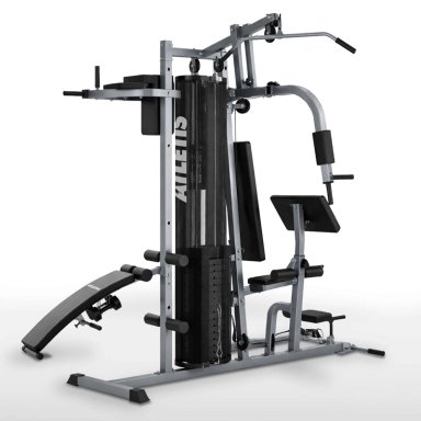 HOME GYM ATLETIS TF-7005A TRES ESTACIONES GRIS - 2