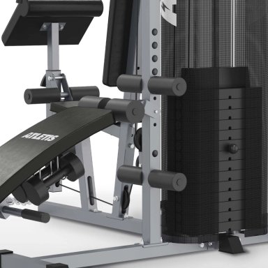 HOME GYM ATLETIS TF-7005A TRES ESTACIONES GRIS - 4