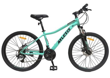 BICICLETA MOUNTAIN BIKE ATLETIS ARO 26' W FORCE MUJER TURQUESA - 1
