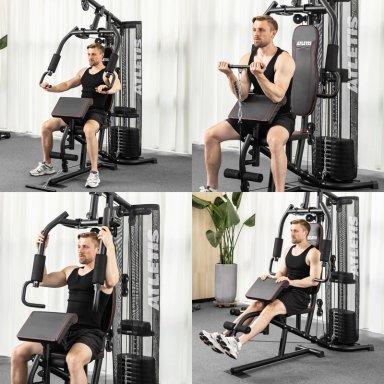 HOME GYM ATLETIS TF-7080A MULTIFUNCIONAL ELITE NEGRO - 8